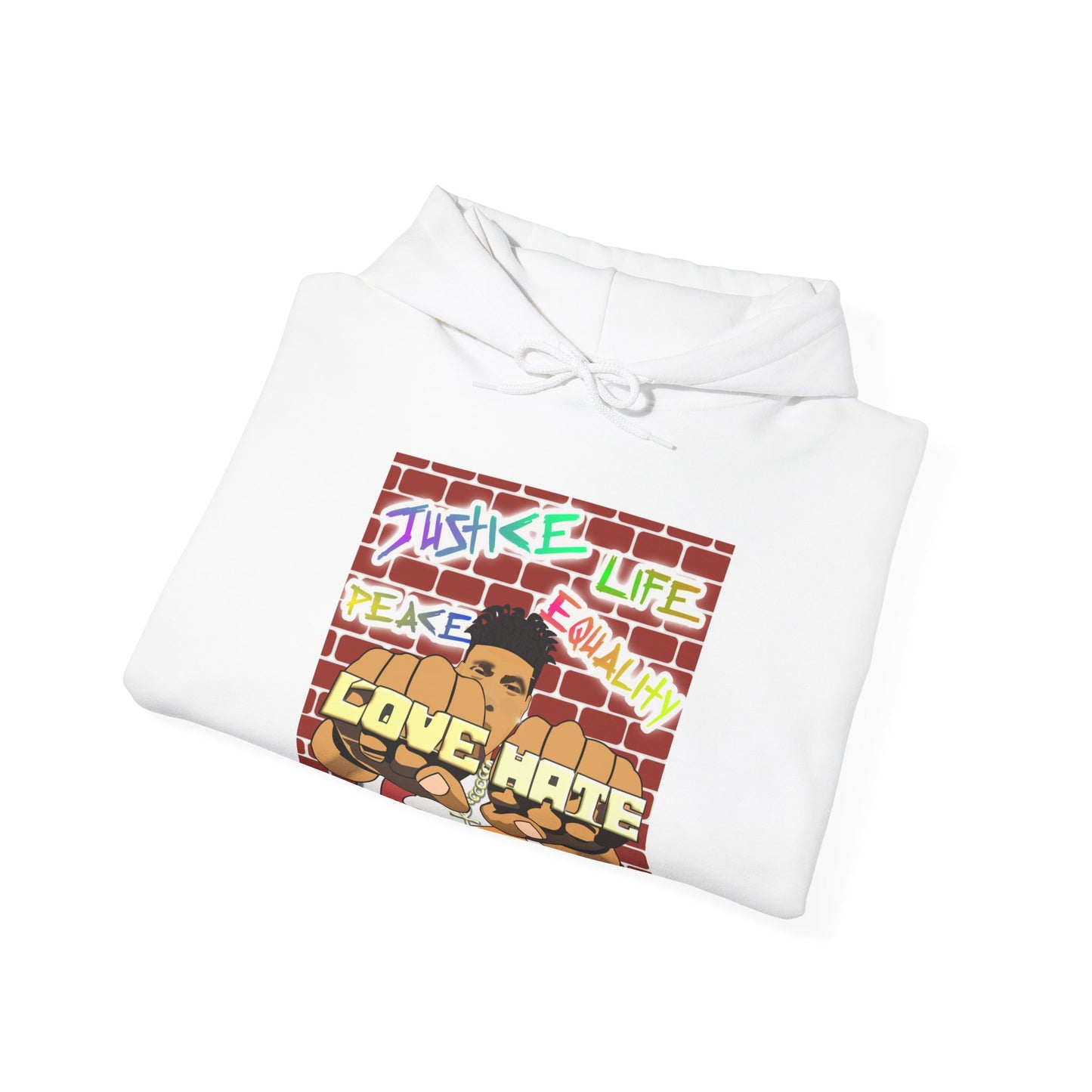 "Love the Hate" Hooded Sweatshirt
