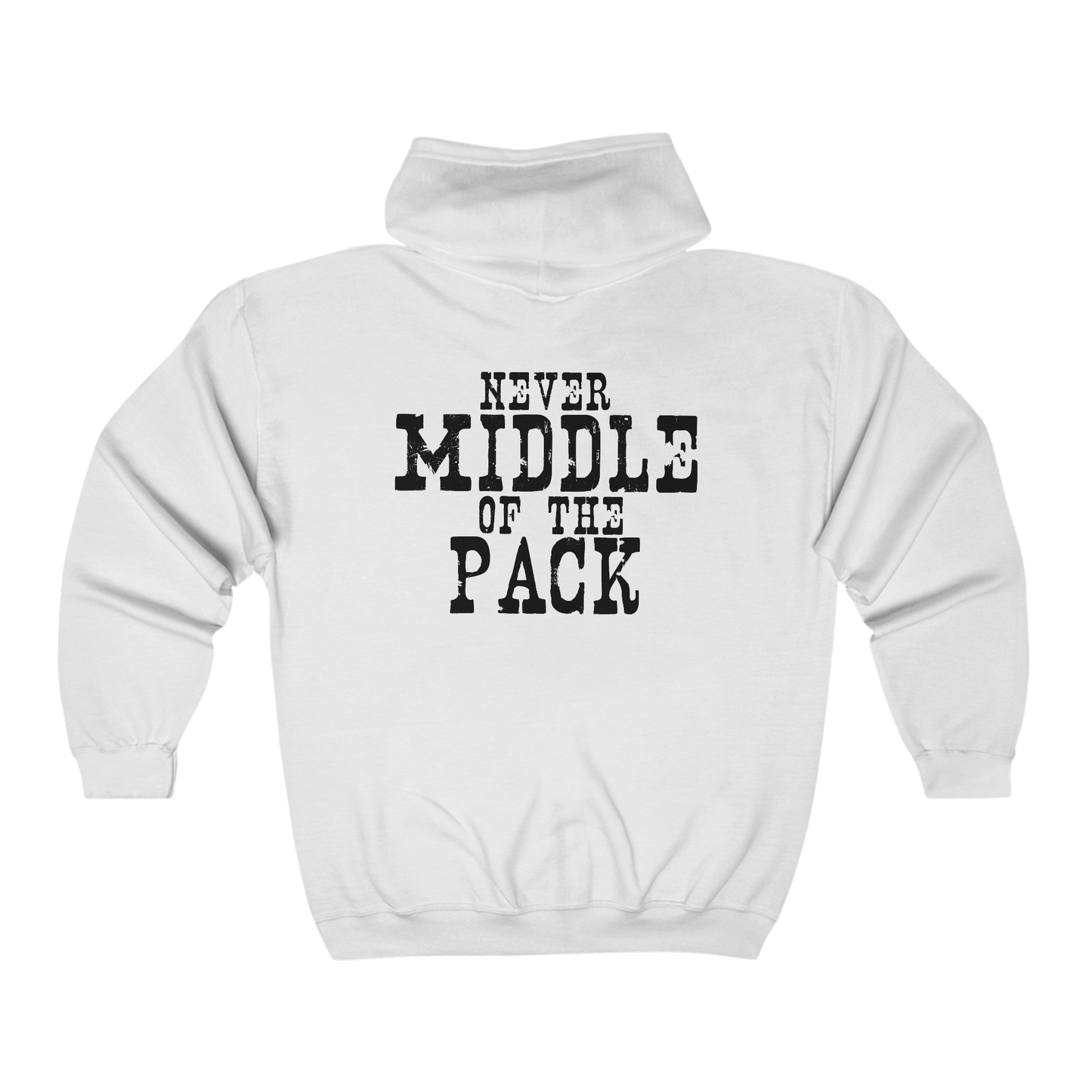Middle State Full Zip Hooded Sweatshirt