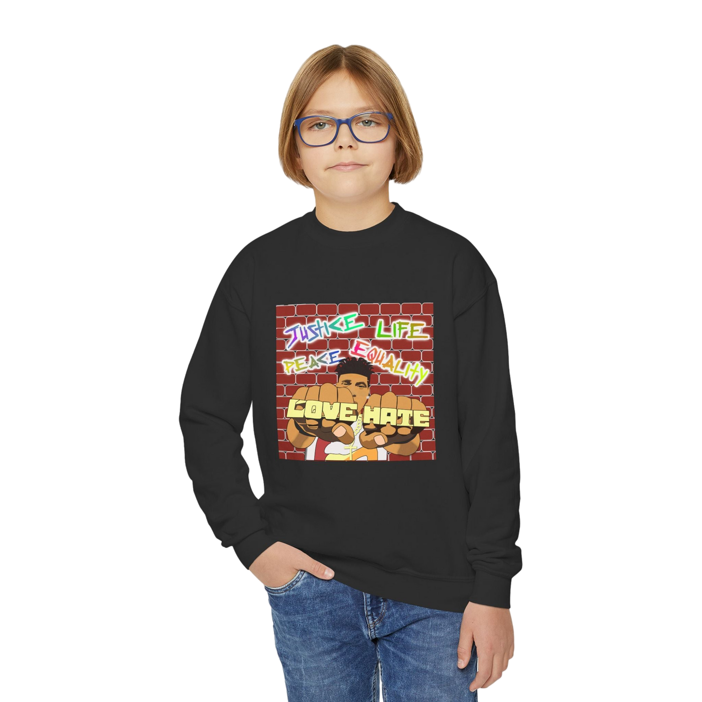"Love The Hate" Youth Sweatshirt