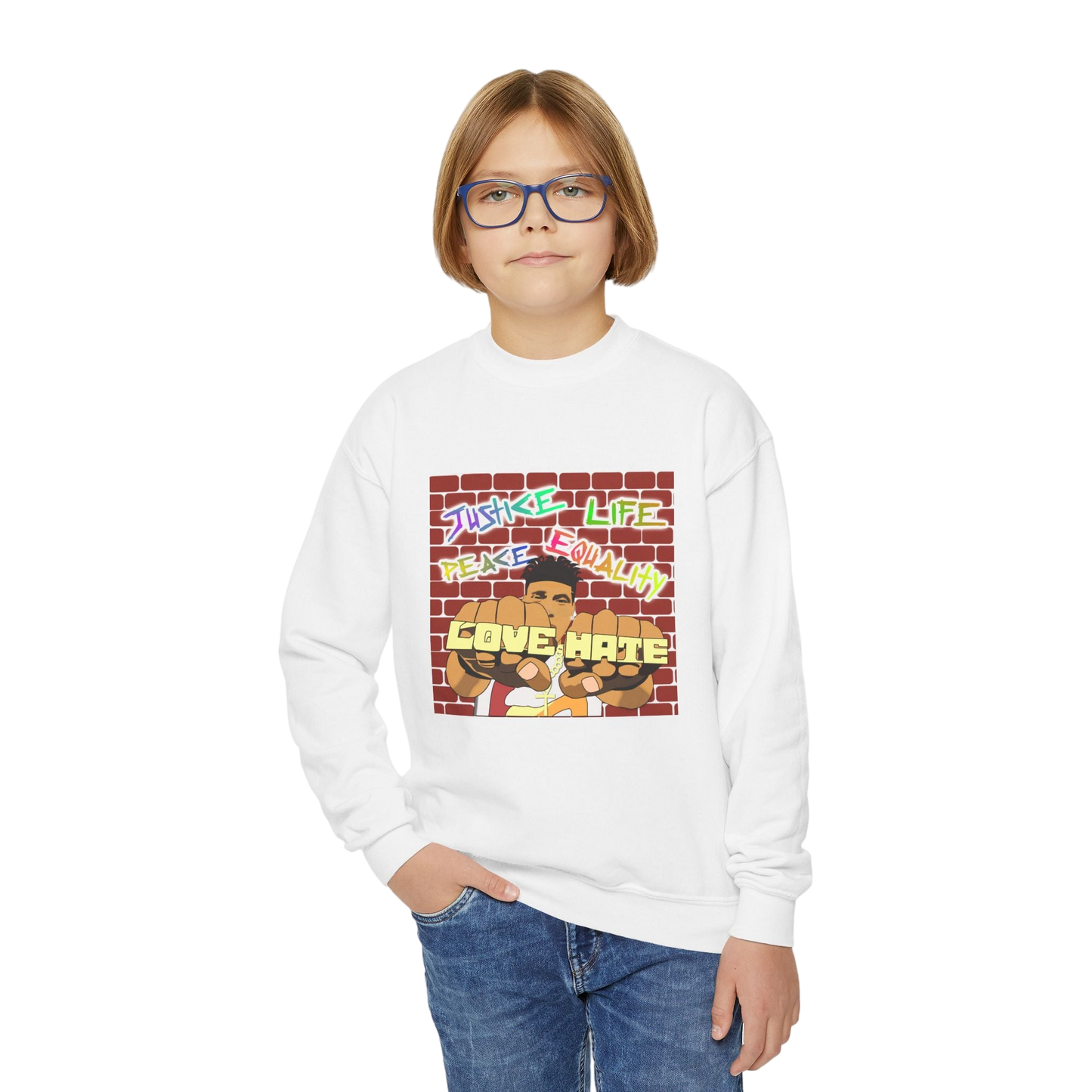 "Love The Hate" Youth Sweatshirt