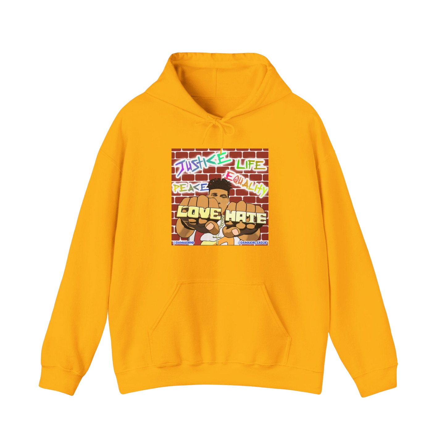 "Love the Hate" Hooded Sweatshirt