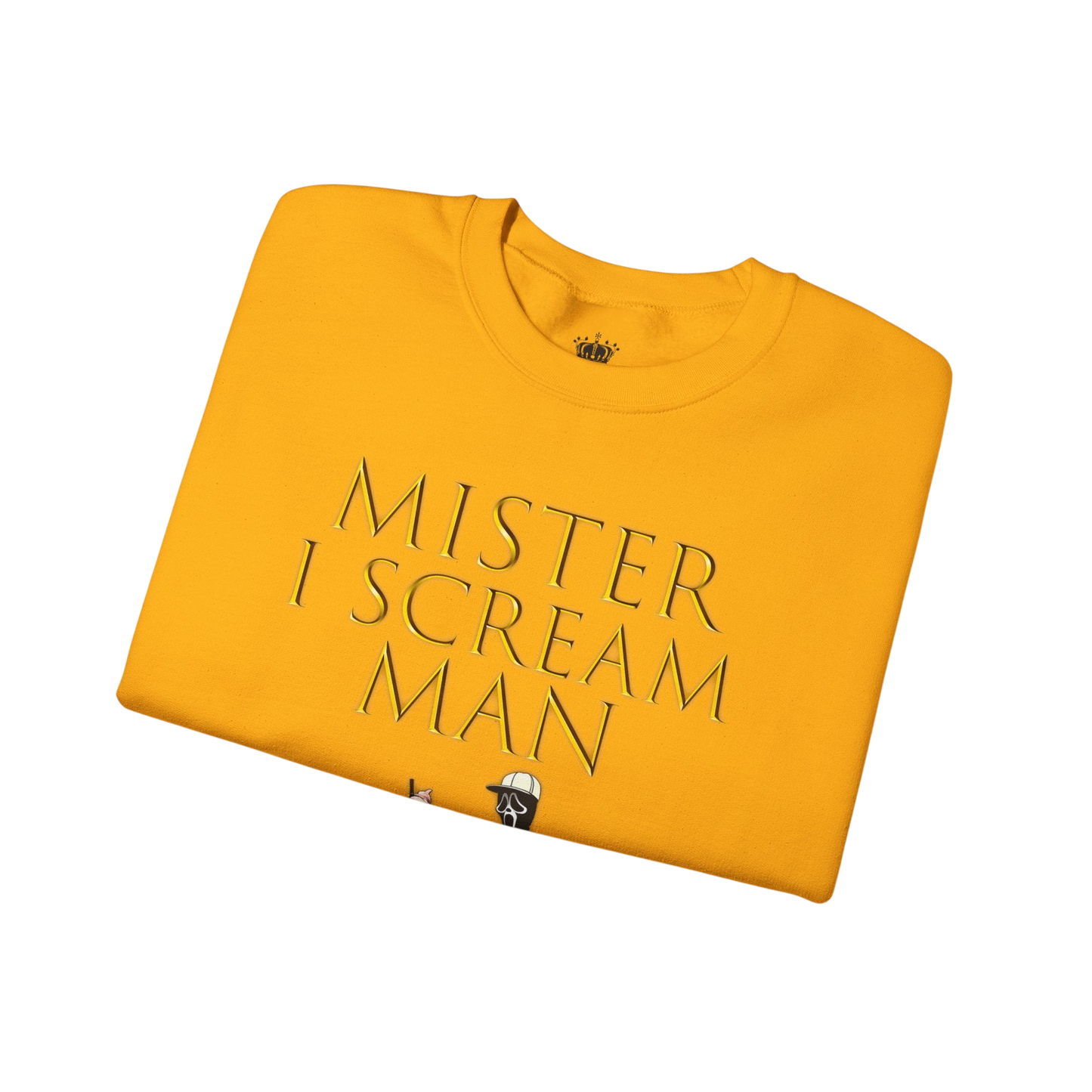 Mister I Scream Man Crewneck Sweatshirt-Unisex Apparel