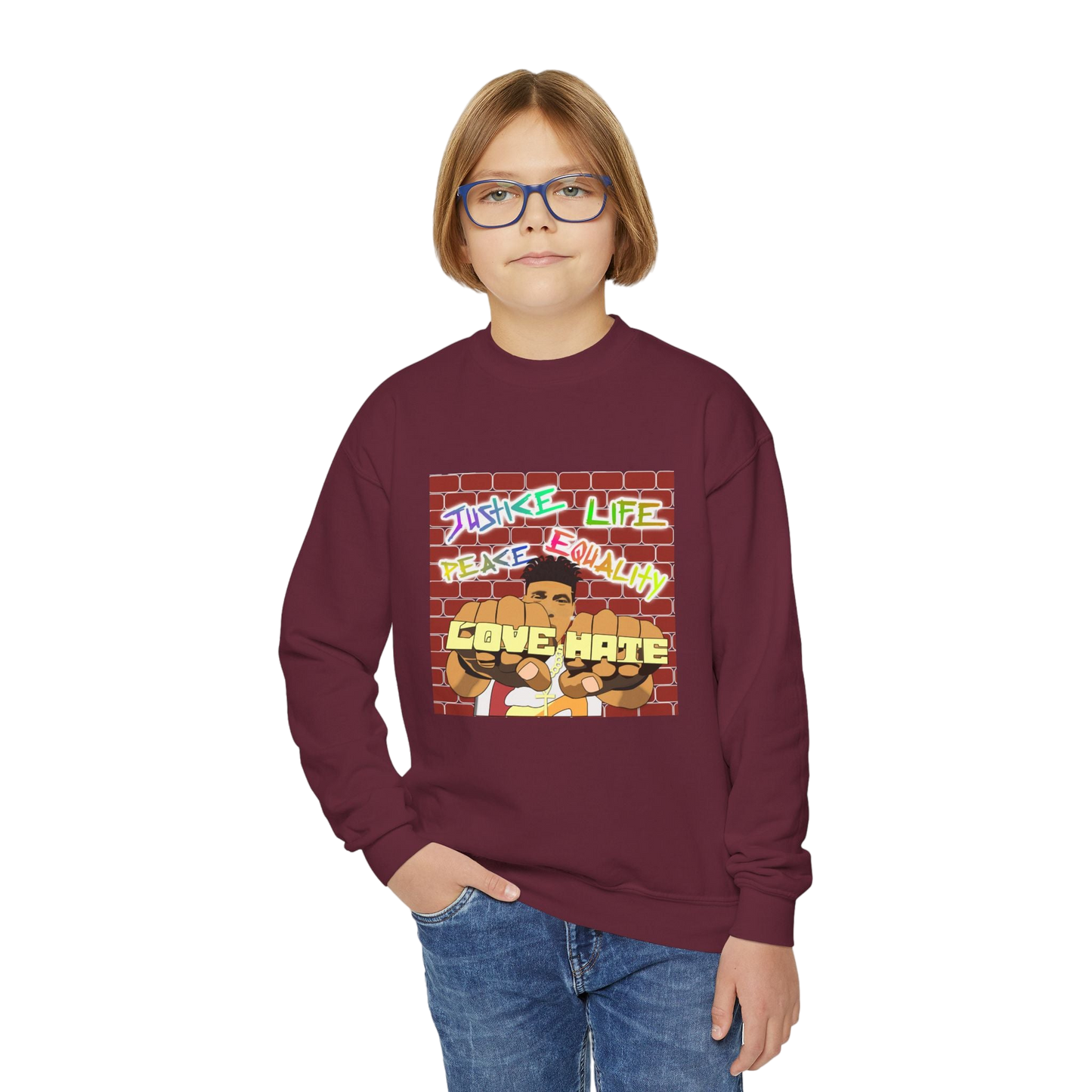 "Love The Hate" Youth Sweatshirt