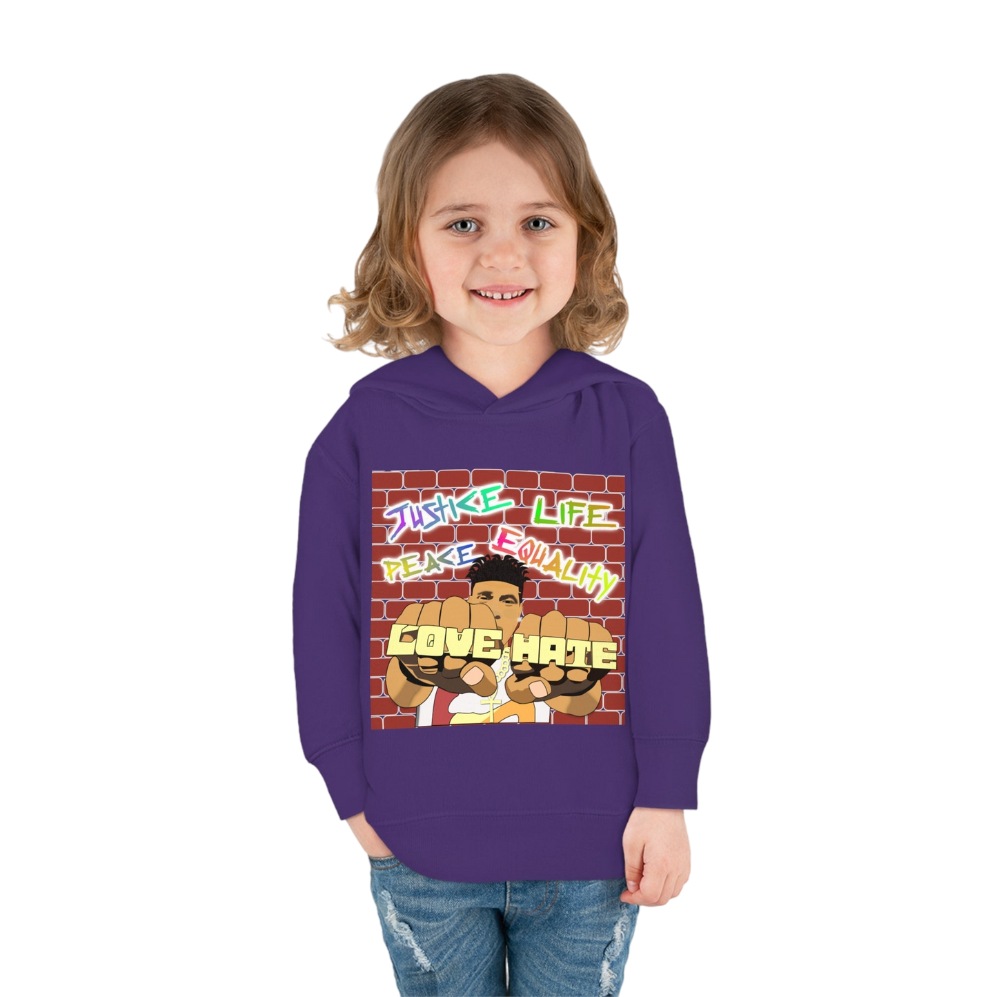 "Love The Hate" Toddler Hoodie
