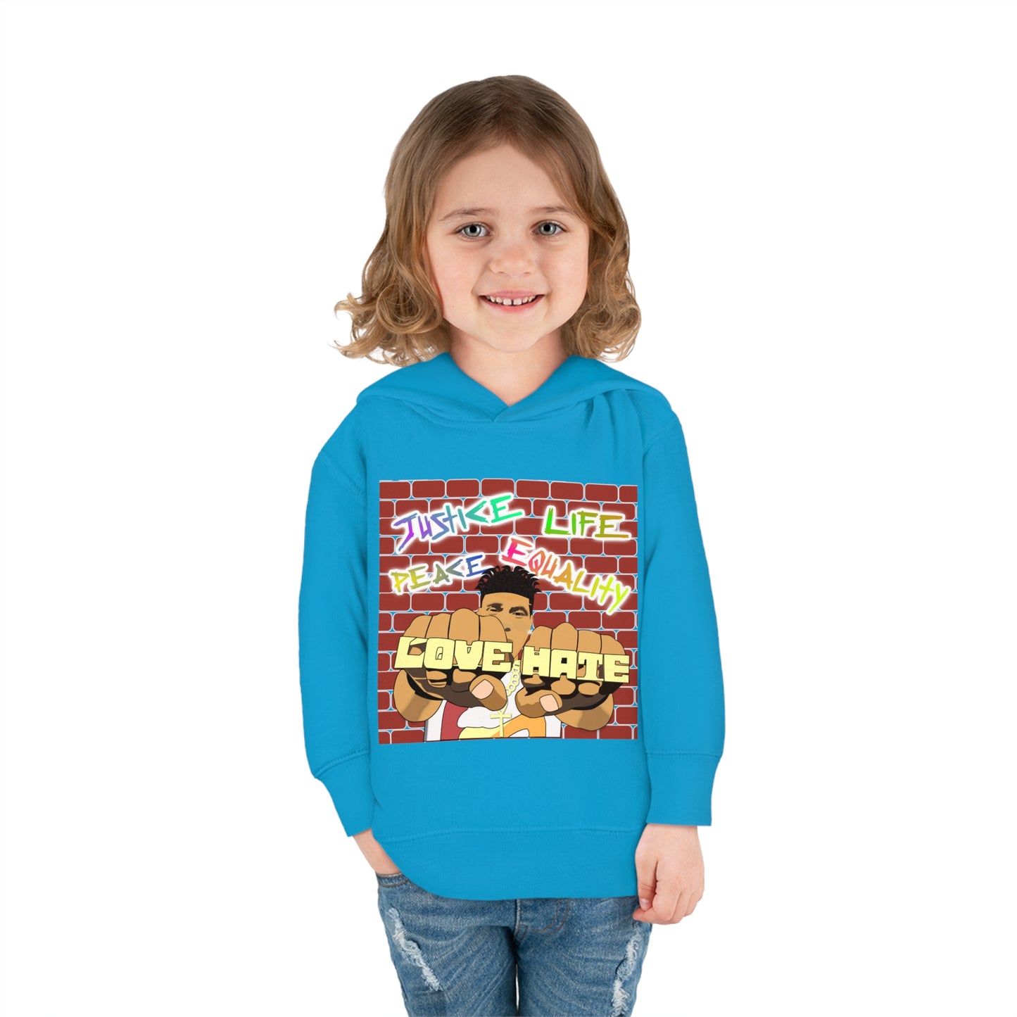 "Love The Hate" Toddler Hoodie