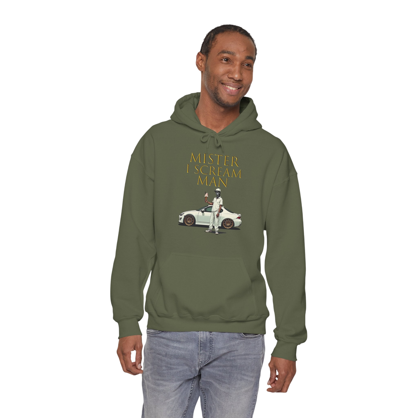 Mister I Scream Heavy Blend Hoodie-Unisex Apparel