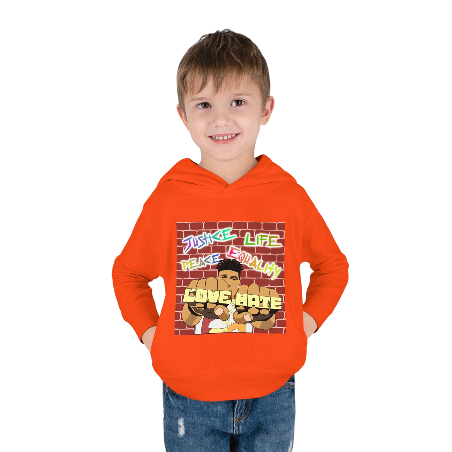 "Love The Hate" Toddler Hoodie
