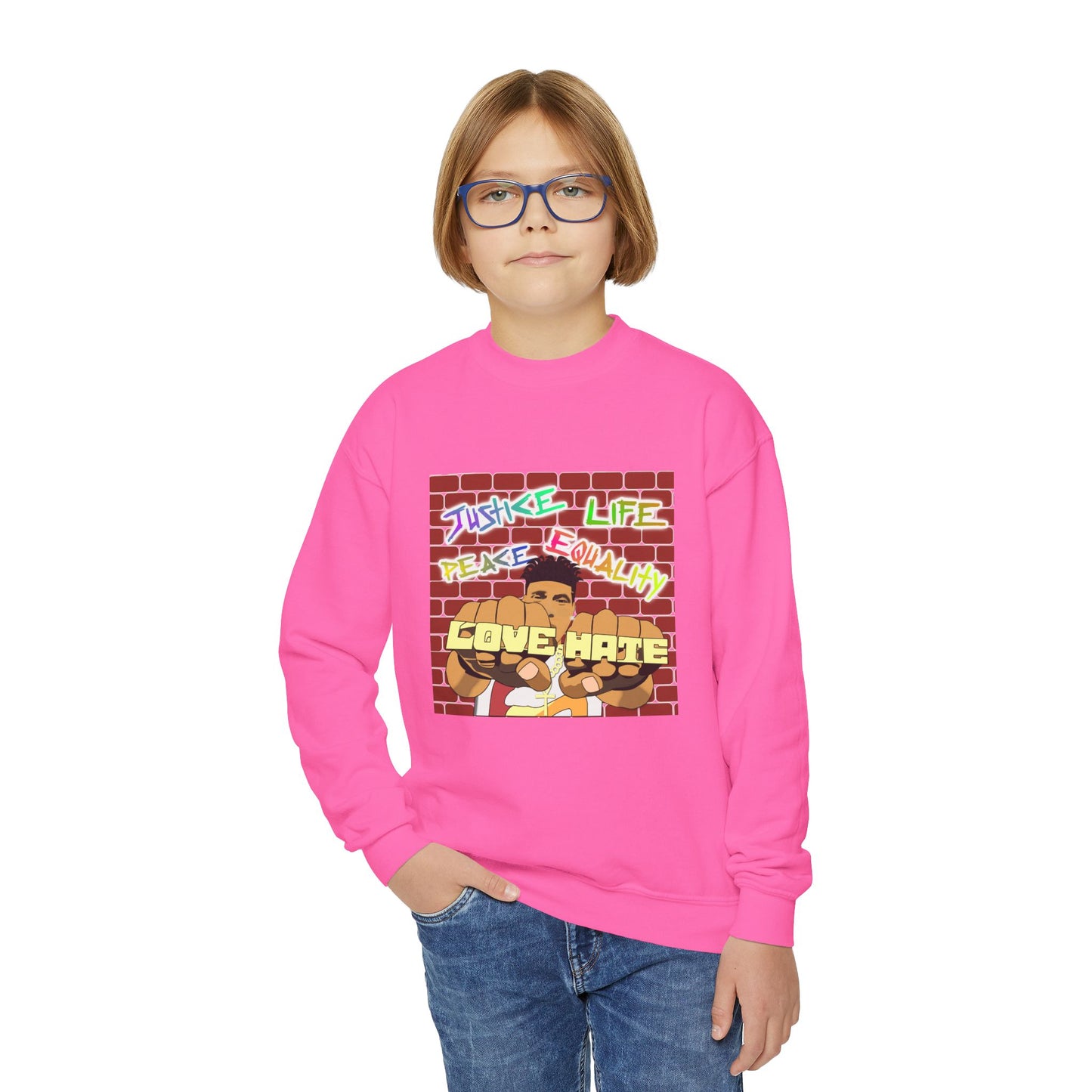 "Love The Hate" Youth Sweatshirt
