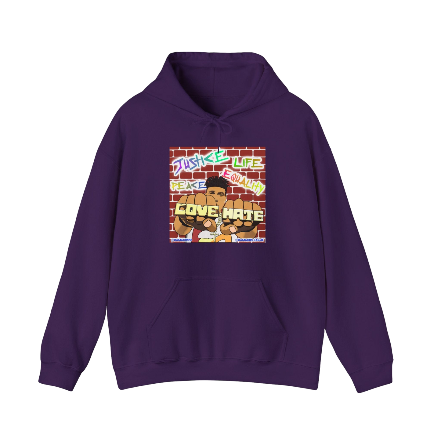 "Love the Hate" Hooded Sweatshirt