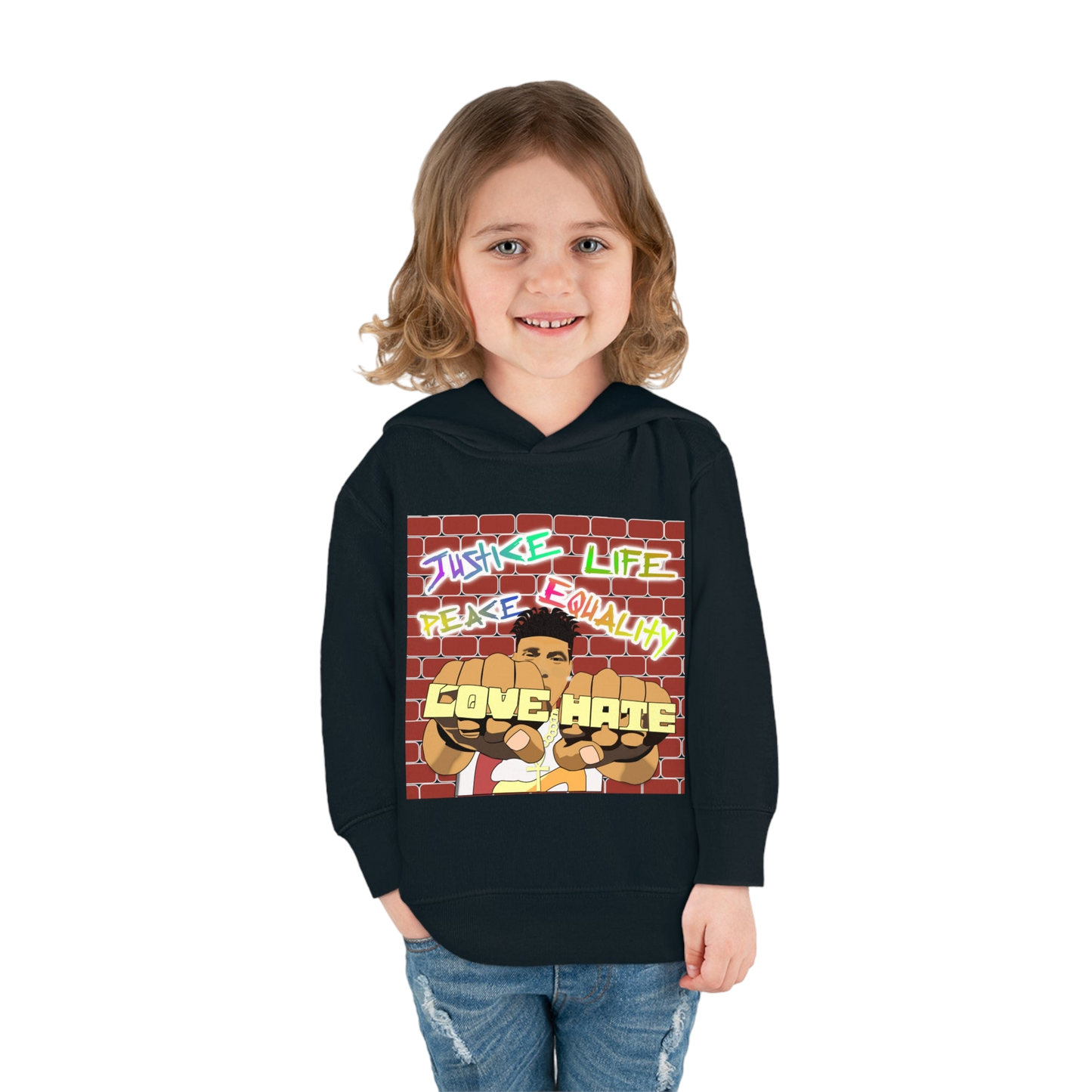 "Love The Hate" Toddler Hoodie