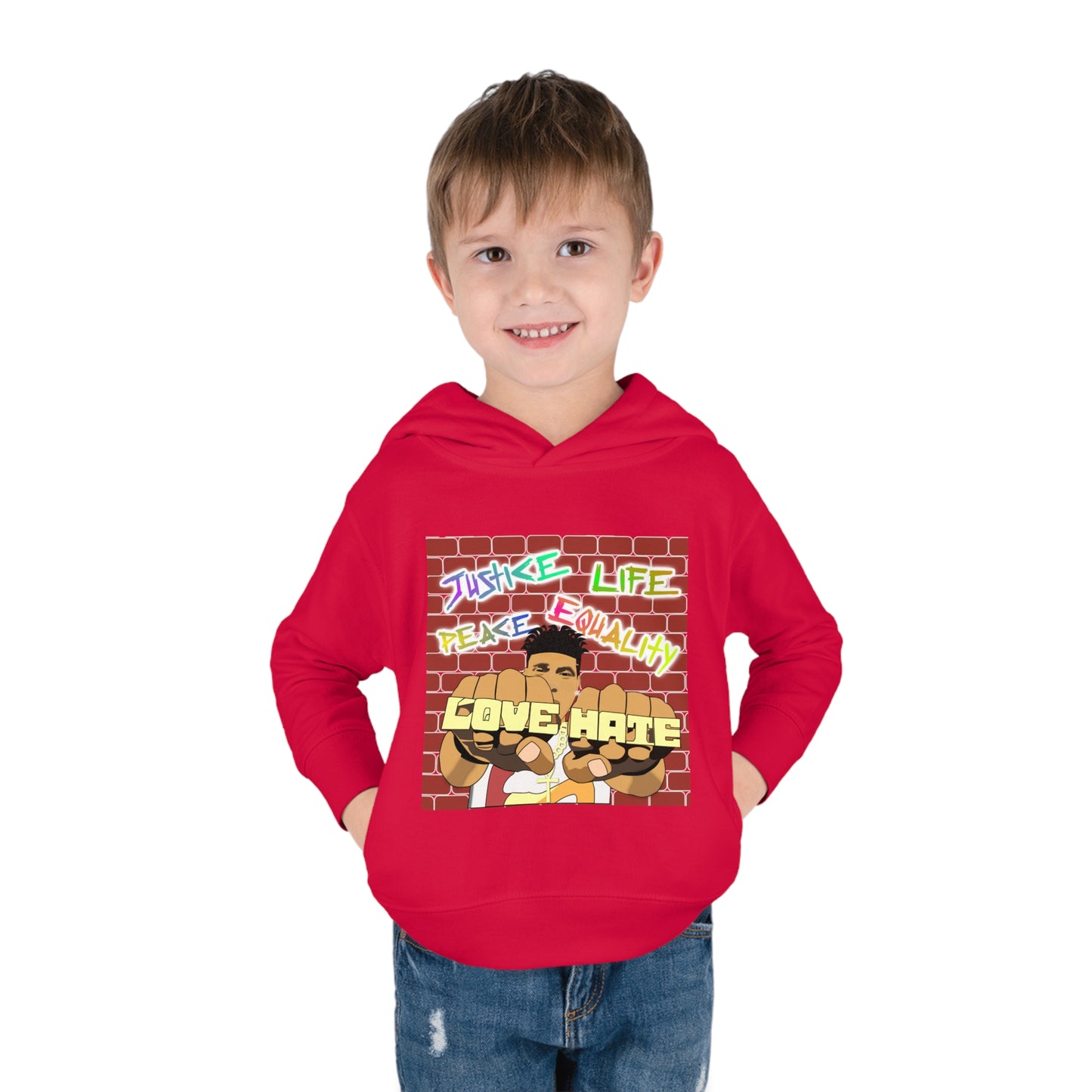 "Love The Hate" Toddler Hoodie