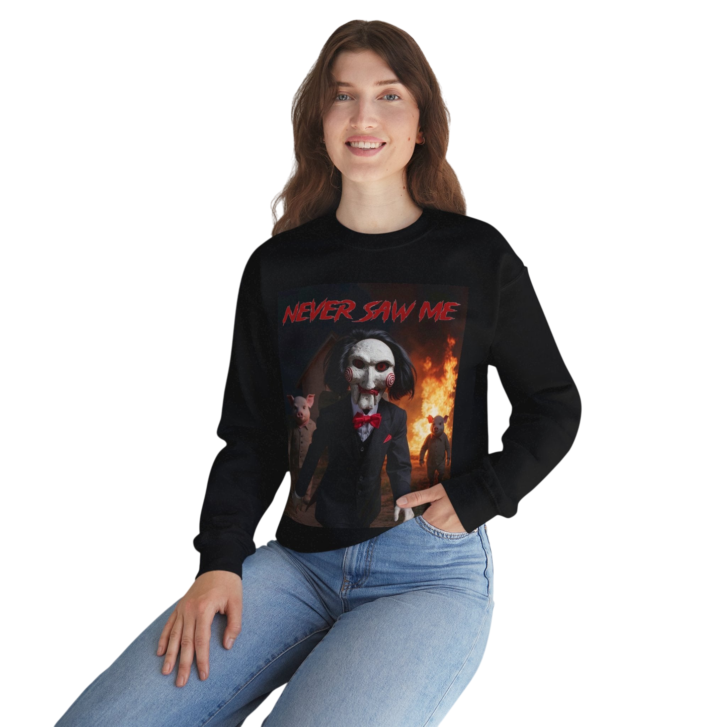 Never Saw Me Sweatshirt