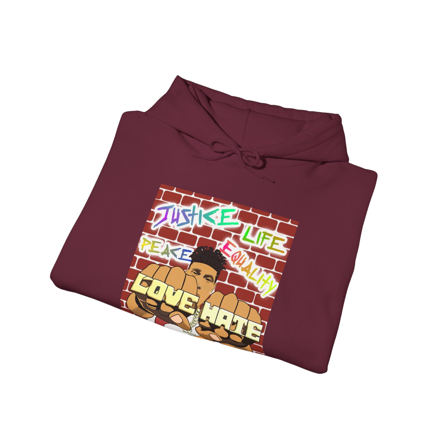 "Love the Hate" Hooded Sweatshirt