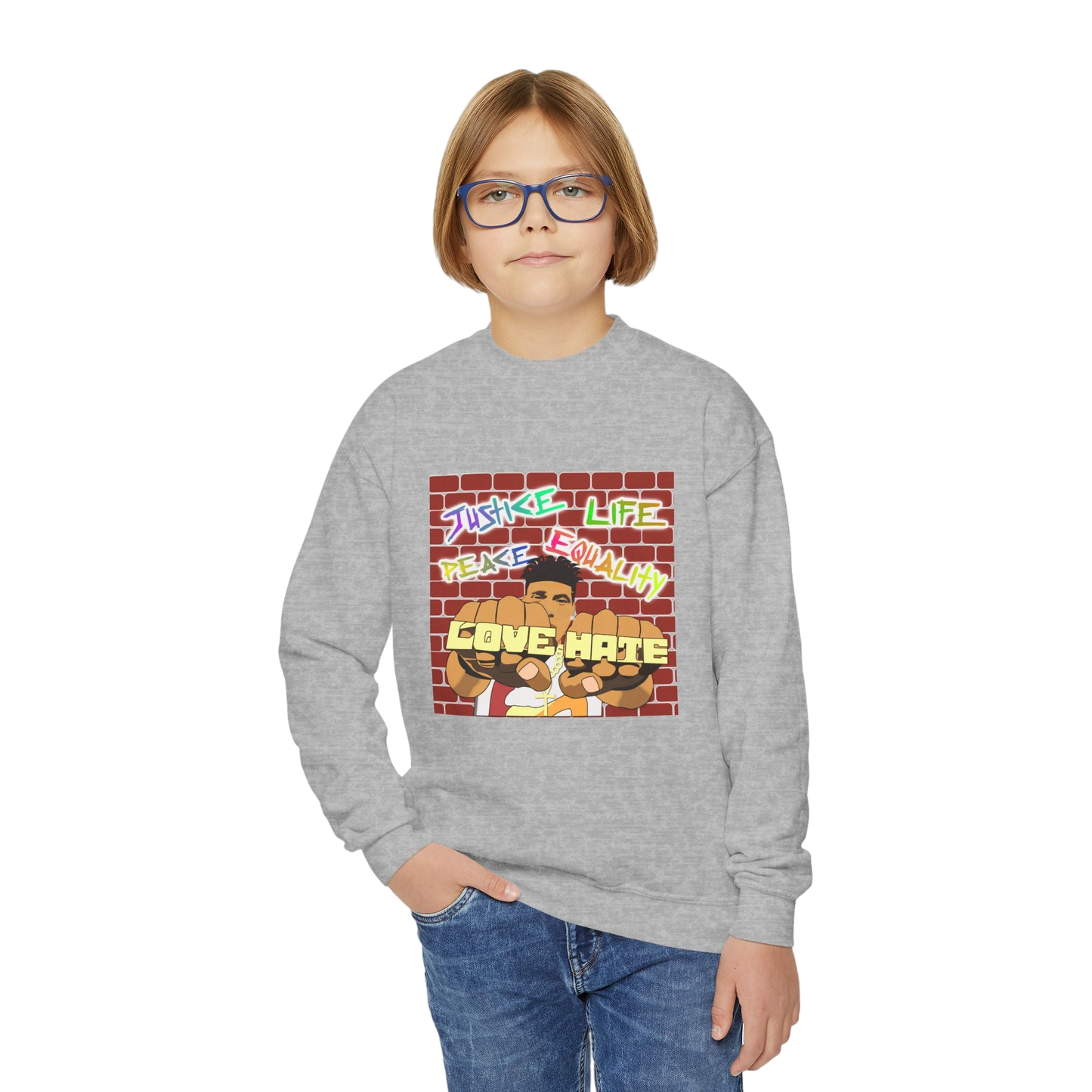"Love The Hate" Youth Sweatshirt