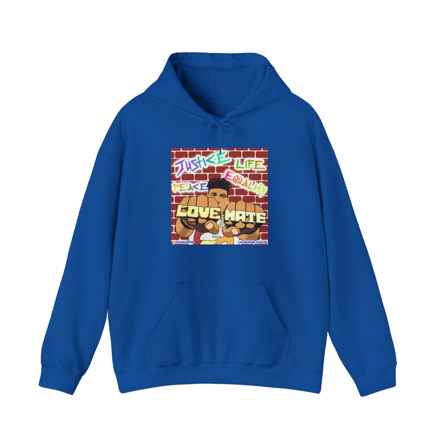 "Love the Hate" Hooded Sweatshirt