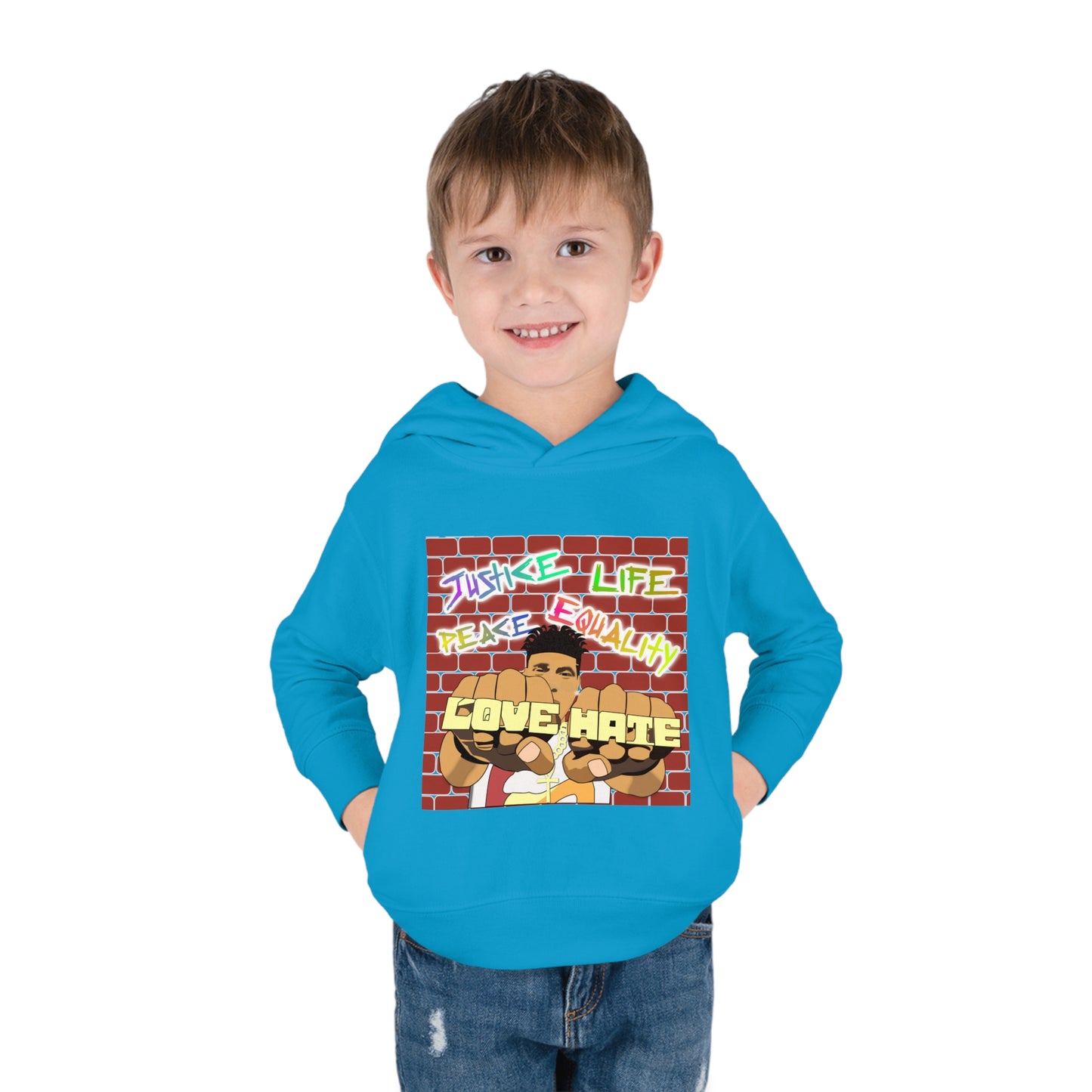 "Love The Hate" Toddler Hoodie