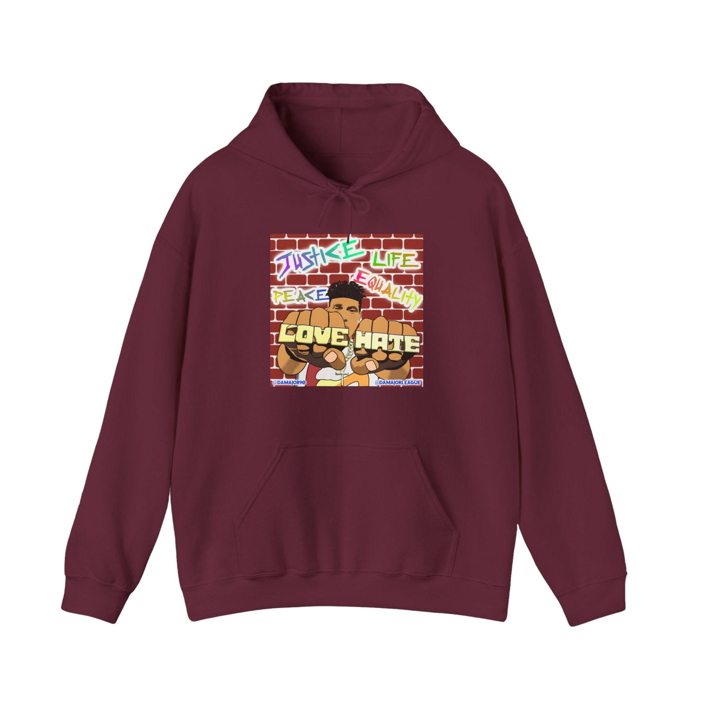 "Love the Hate" Hooded Sweatshirt