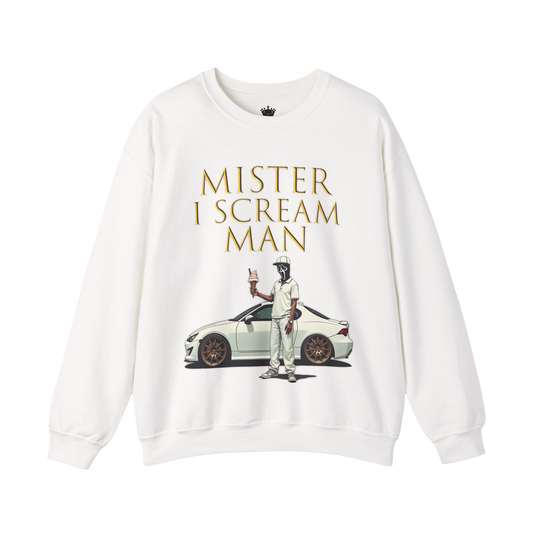 Mister I Scream Man Crewneck Sweatshirt-Unisex Apparel
