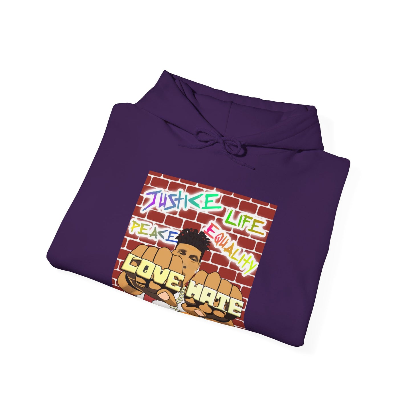"Love the Hate" Hooded Sweatshirt
