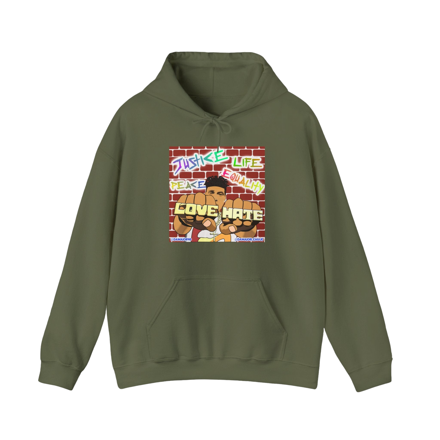 "Love the Hate" Hooded Sweatshirt