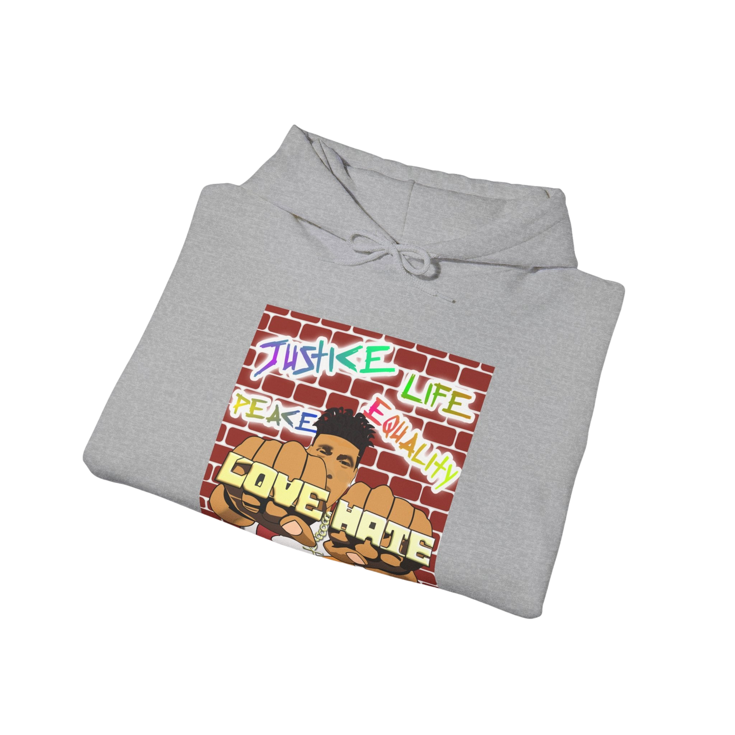 "Love the Hate" Hooded Sweatshirt