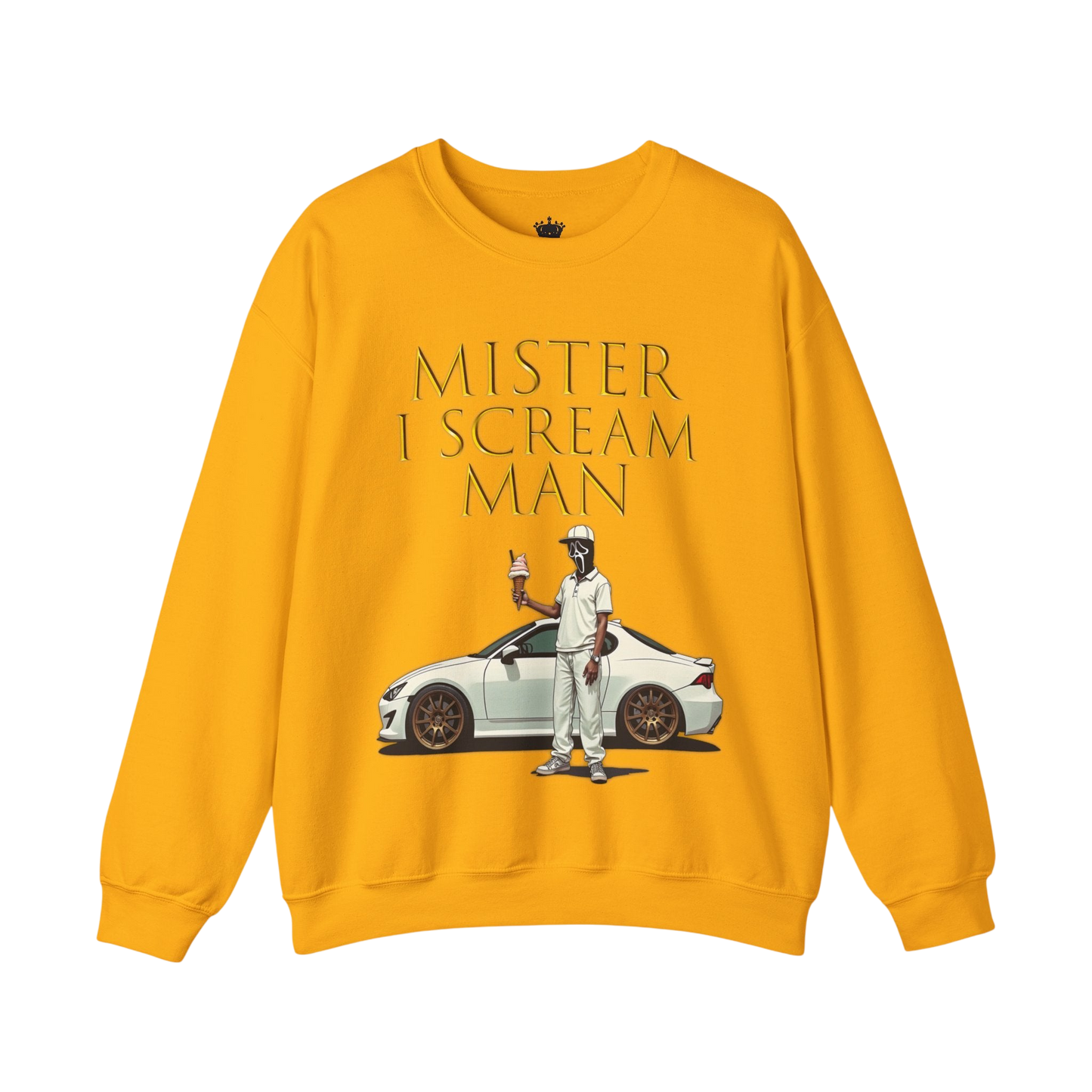Mister I Scream Man Crewneck Sweatshirt-Unisex Apparel