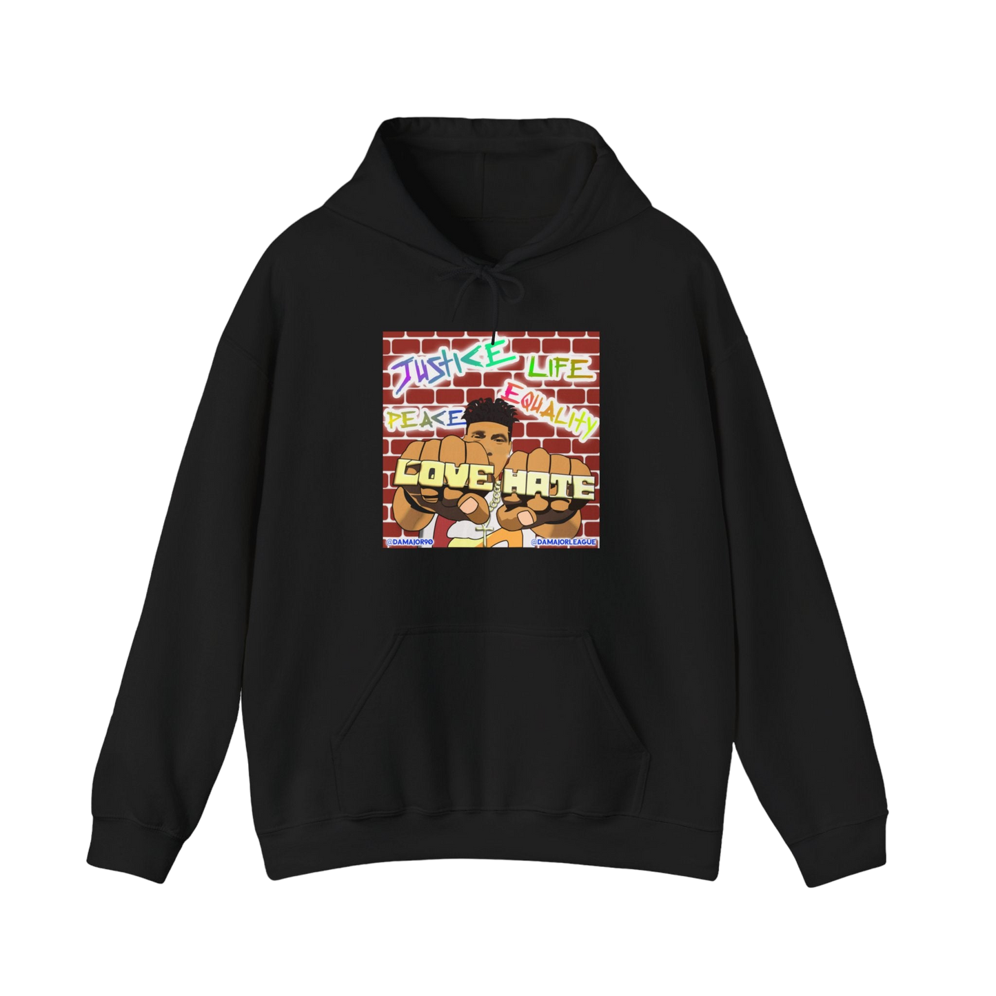 "Love the Hate" Hooded Sweatshirt