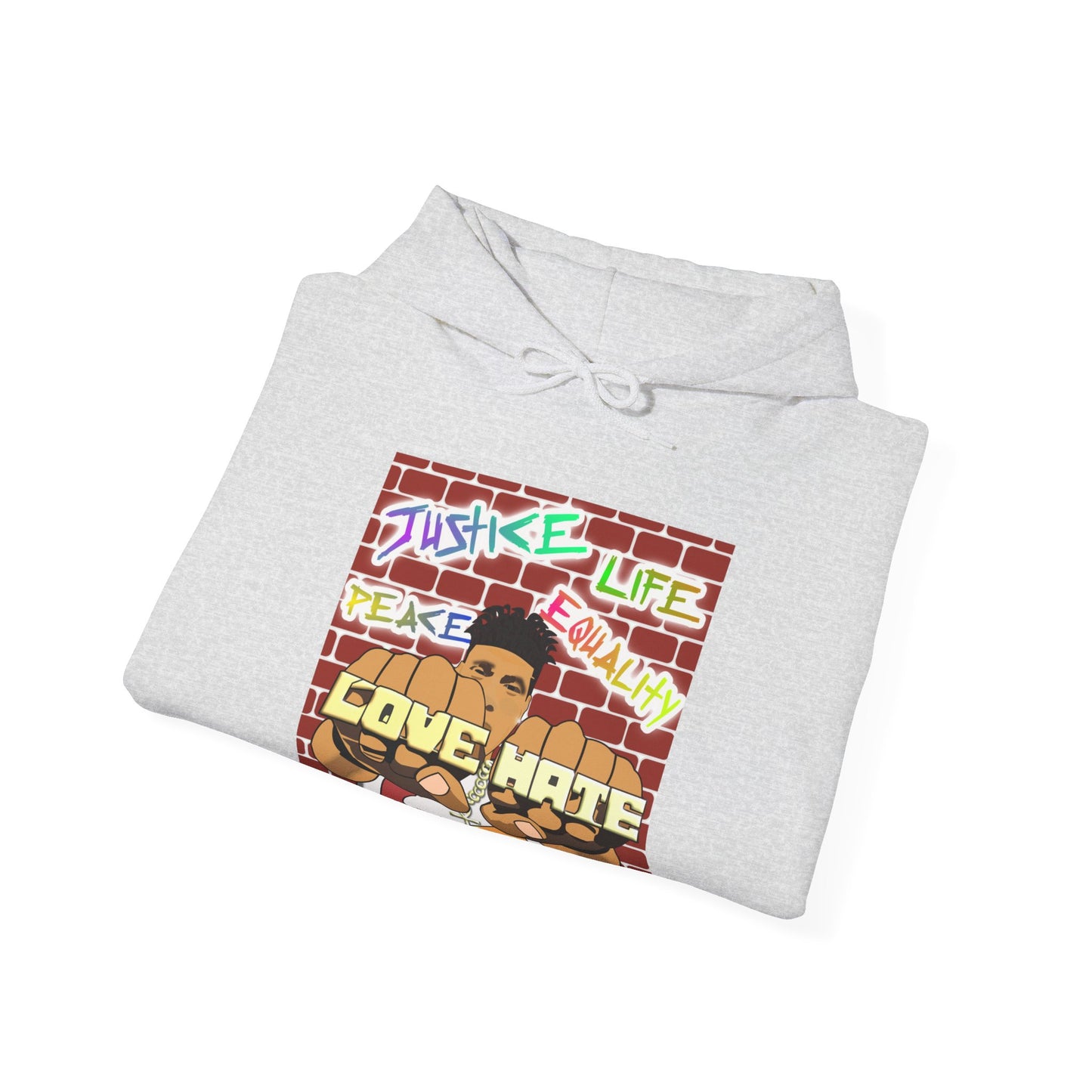 "Love the Hate" Hooded Sweatshirt