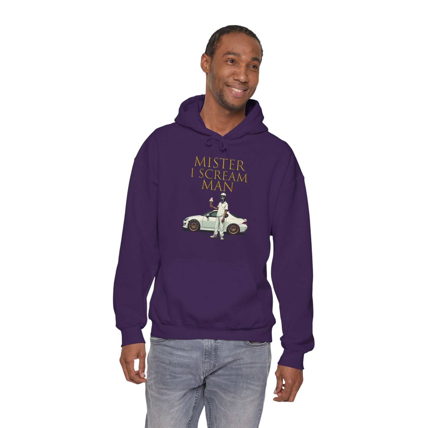 Mister I Scream Heavy Blend Hoodie-Unisex Apparel