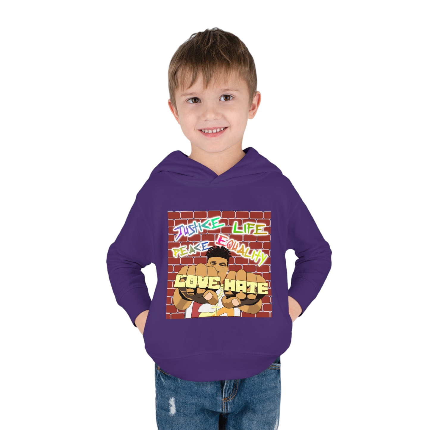"Love The Hate" Toddler Hoodie