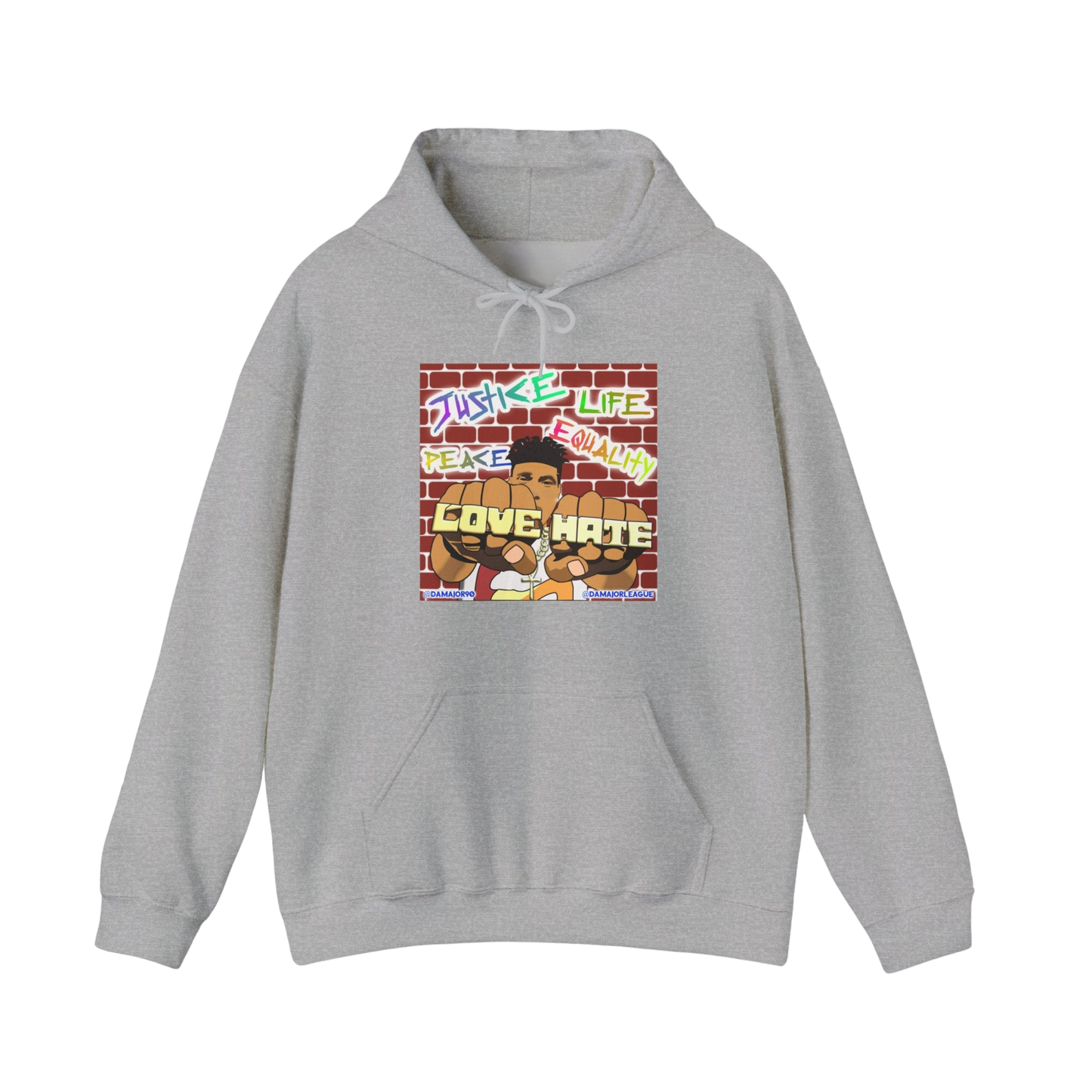 "Love the Hate" Hooded Sweatshirt