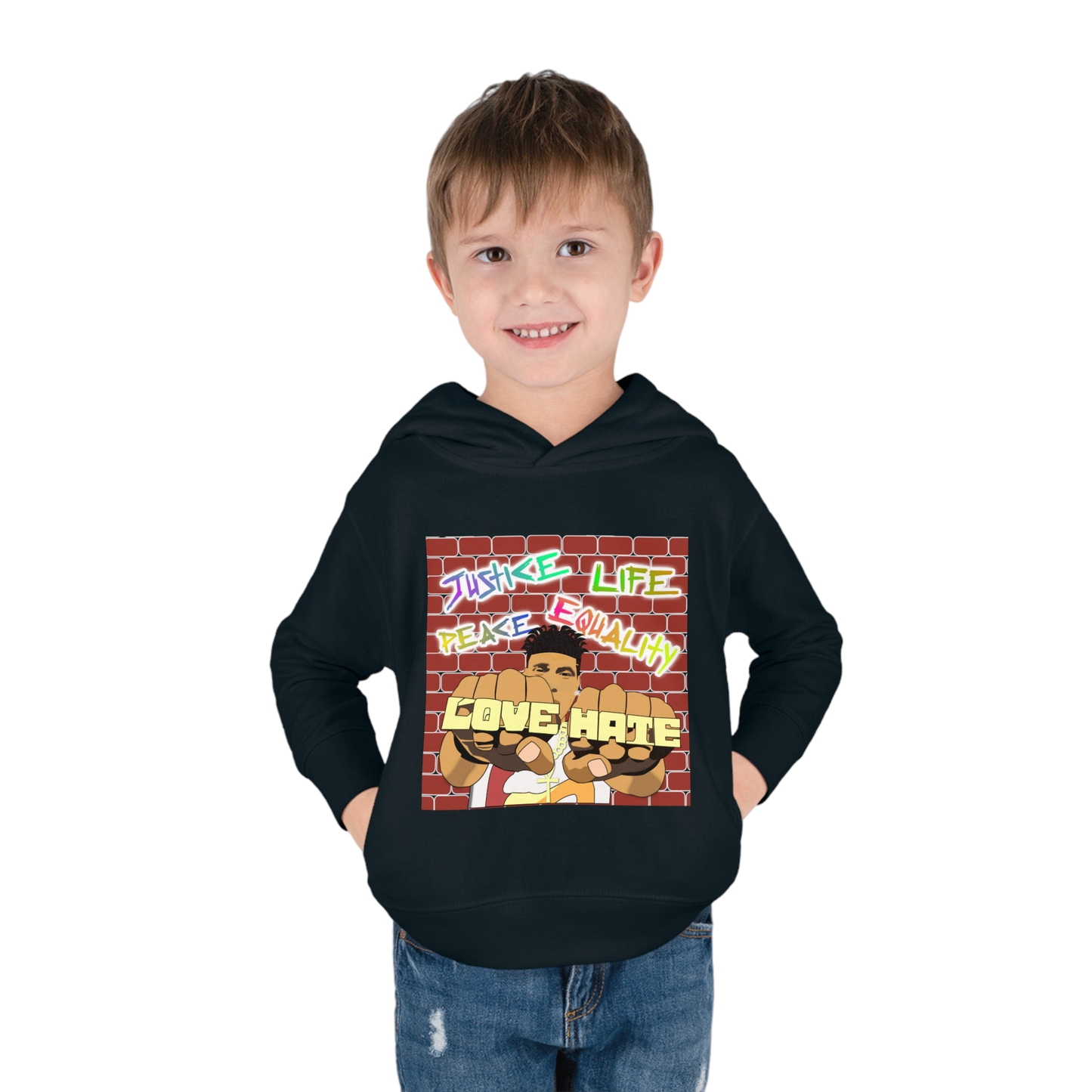 "Love The Hate" Toddler Hoodie