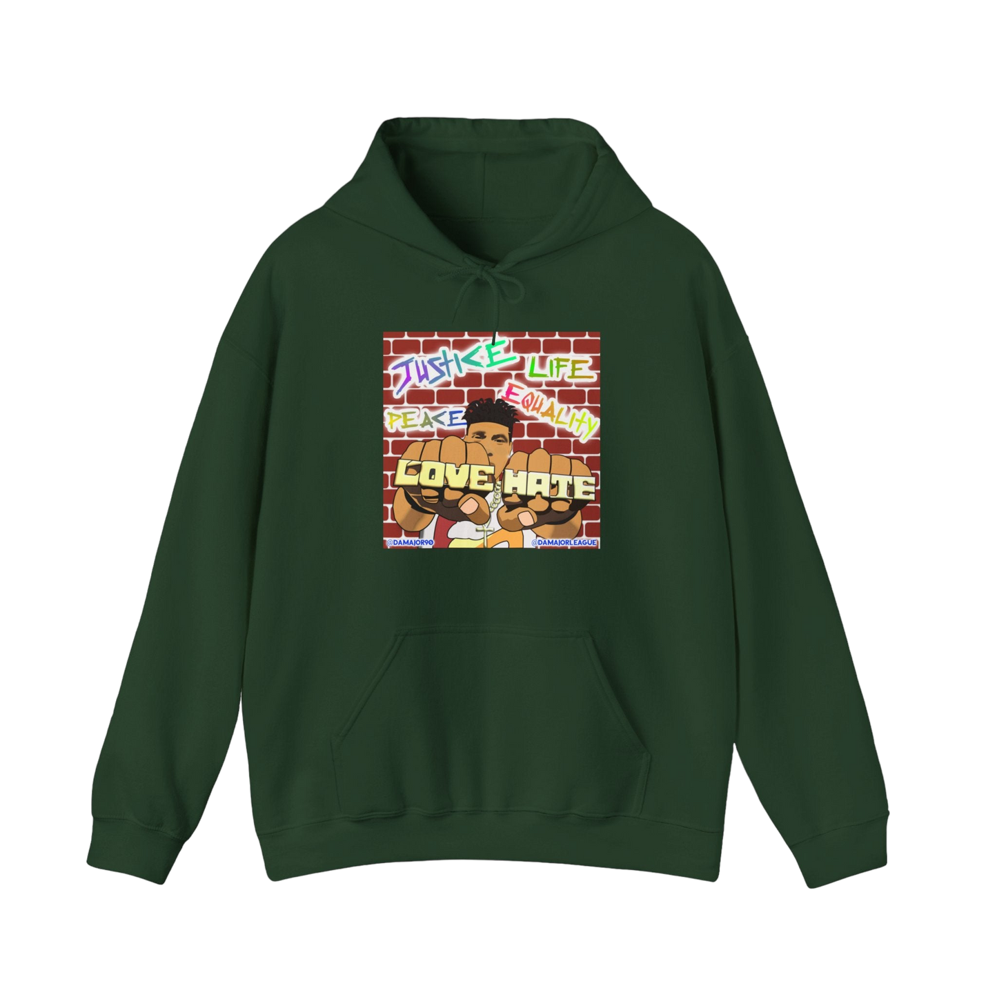"Love the Hate" Hooded Sweatshirt
