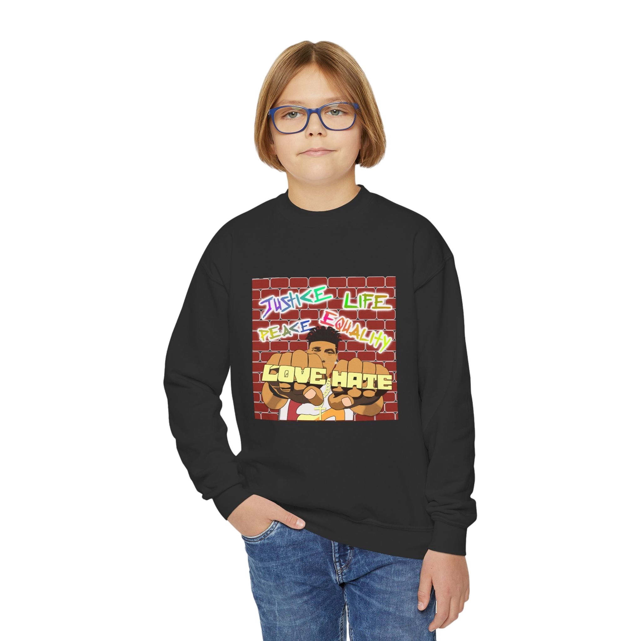 "Love The Hate" Youth Sweatshirt