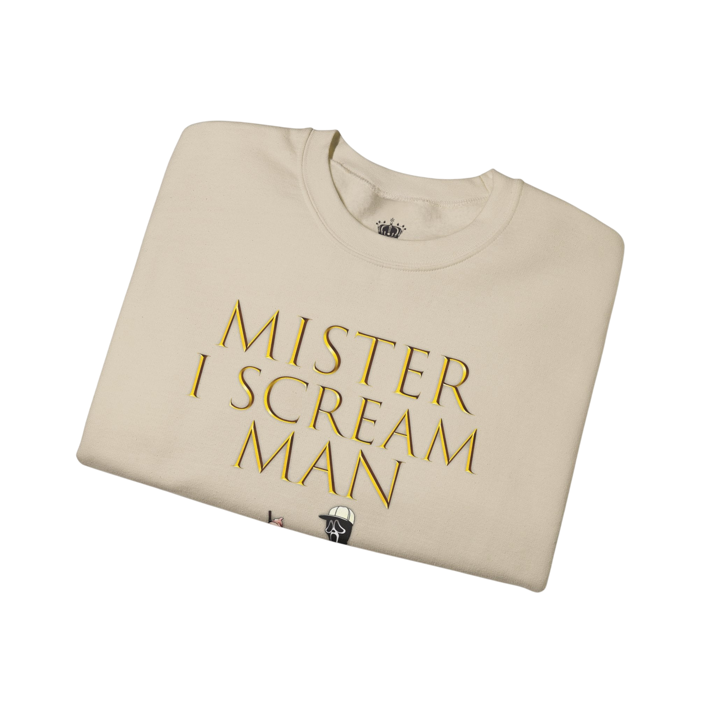 Mister I Scream Man Crewneck Sweatshirt-Unisex Apparel