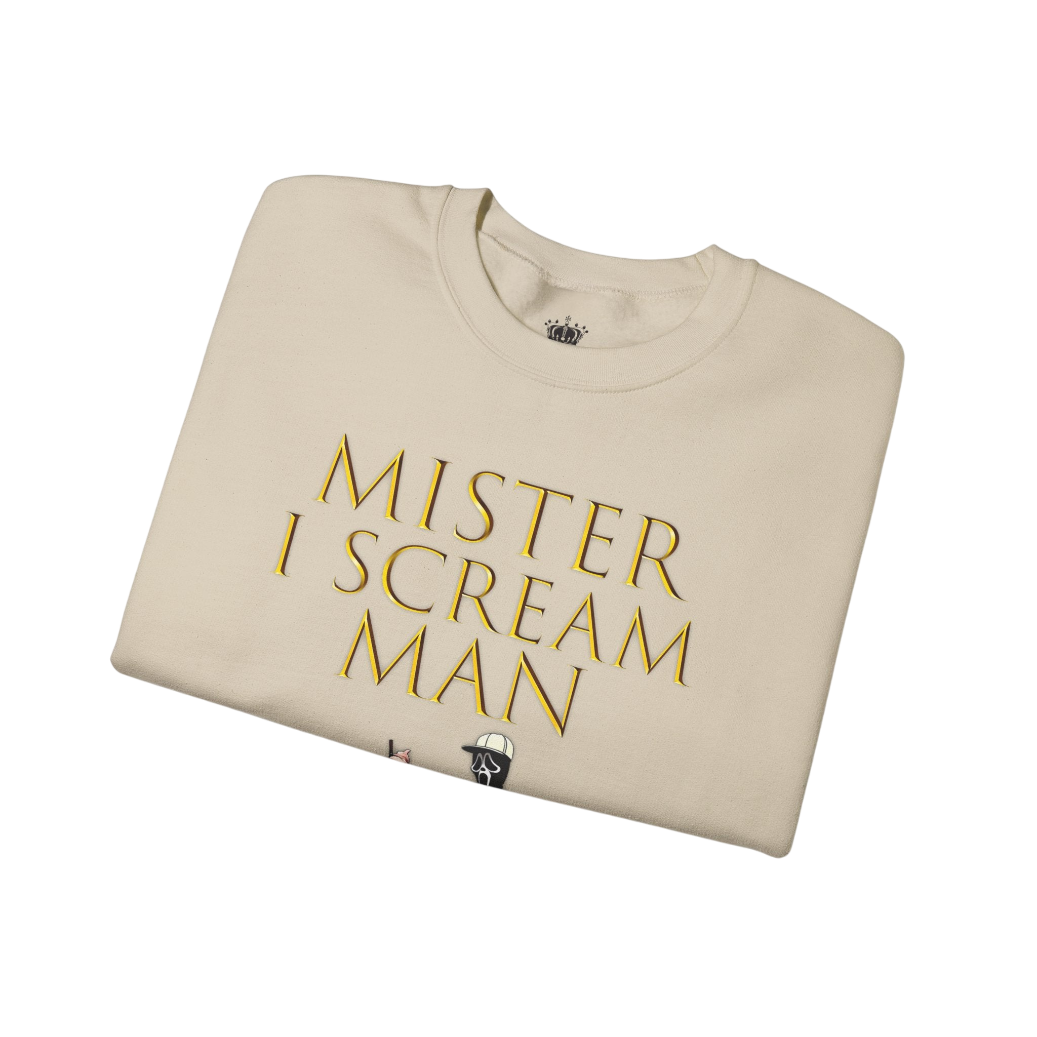 Mister I Scream Man Crewneck Sweatshirt-Unisex Apparel