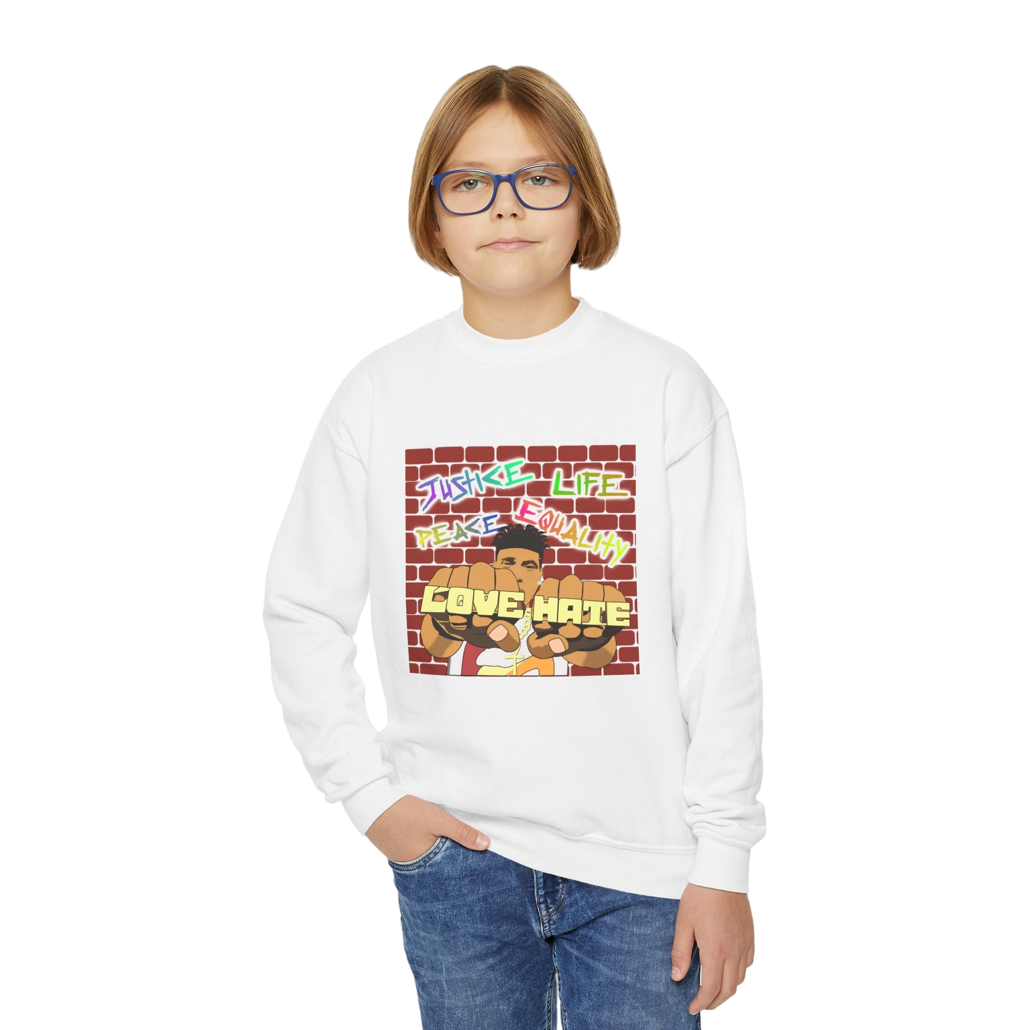 "Love The Hate" Youth Sweatshirt