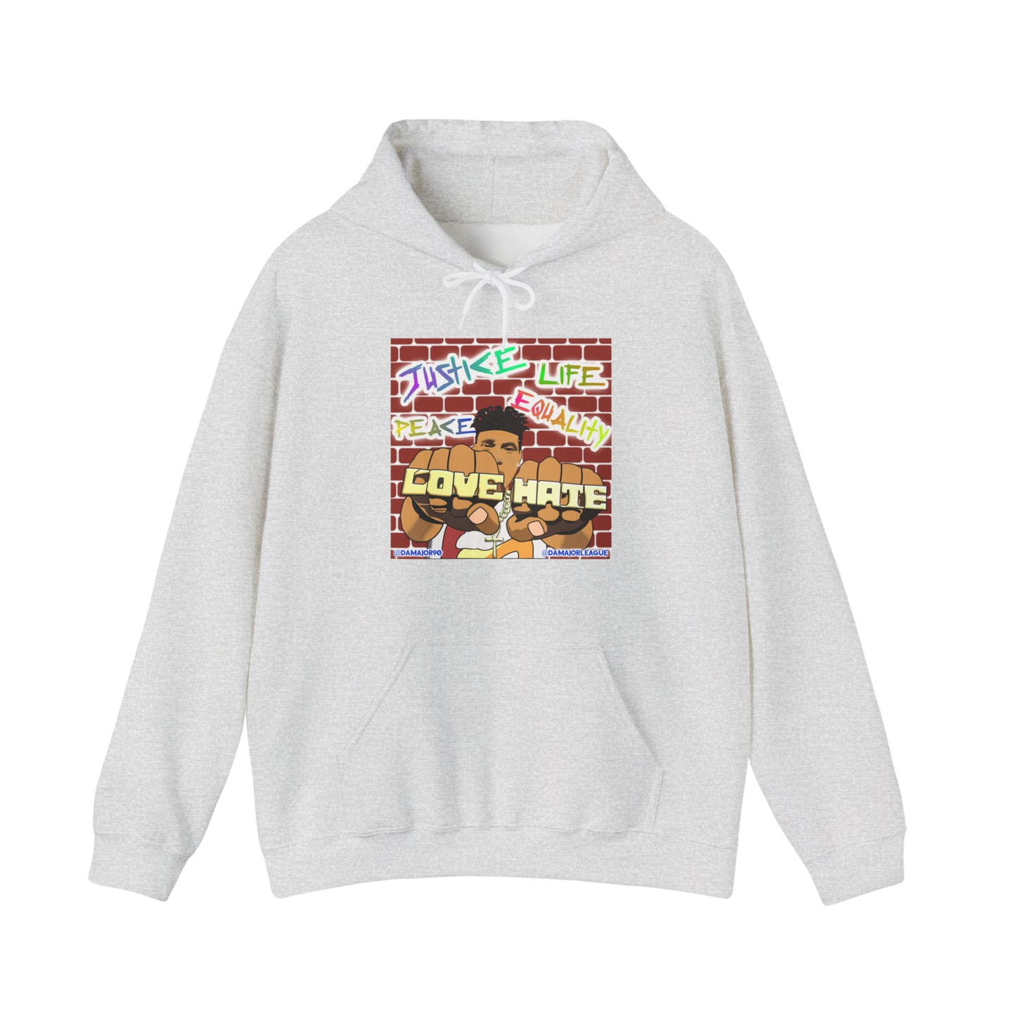 "Love the Hate" Hooded Sweatshirt