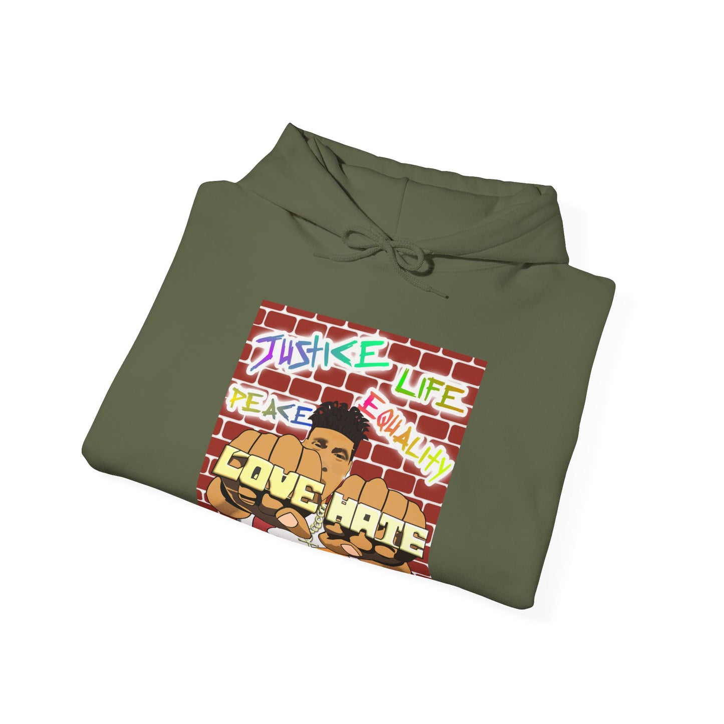 "Love the Hate" Hooded Sweatshirt
