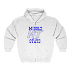 Middle State Full Zip Hooded Sweatshirt