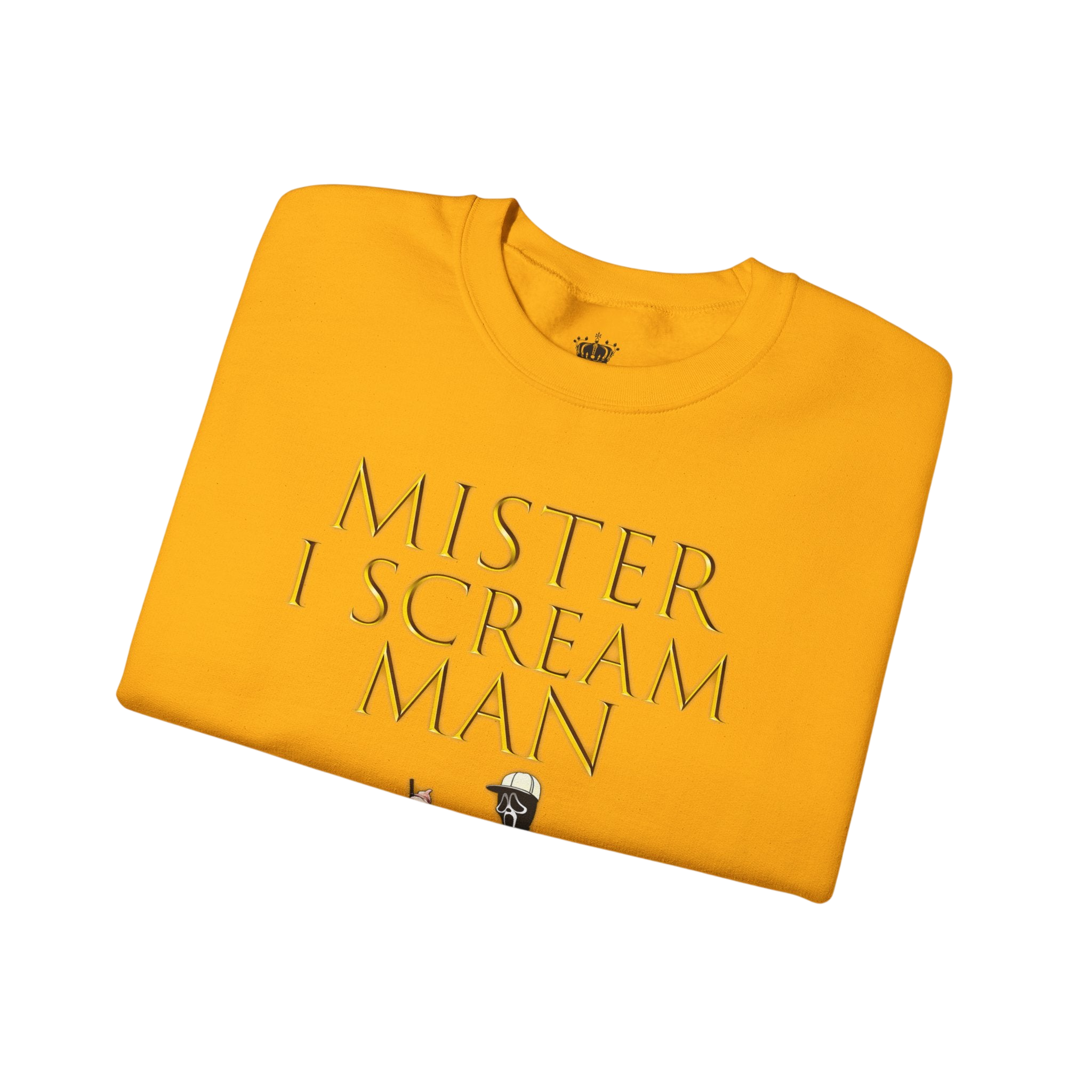 Mister I Scream Man Crewneck Sweatshirt-Unisex Apparel