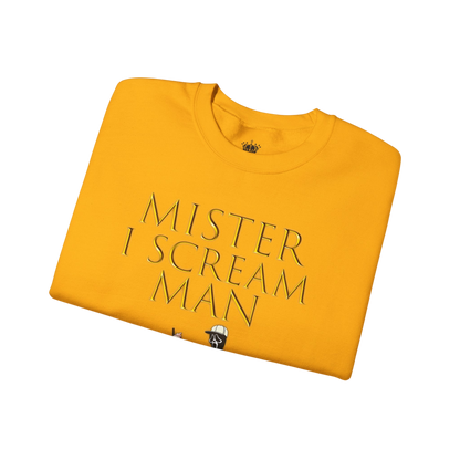 Mister I Scream Man Crewneck Sweatshirt-Unisex Apparel