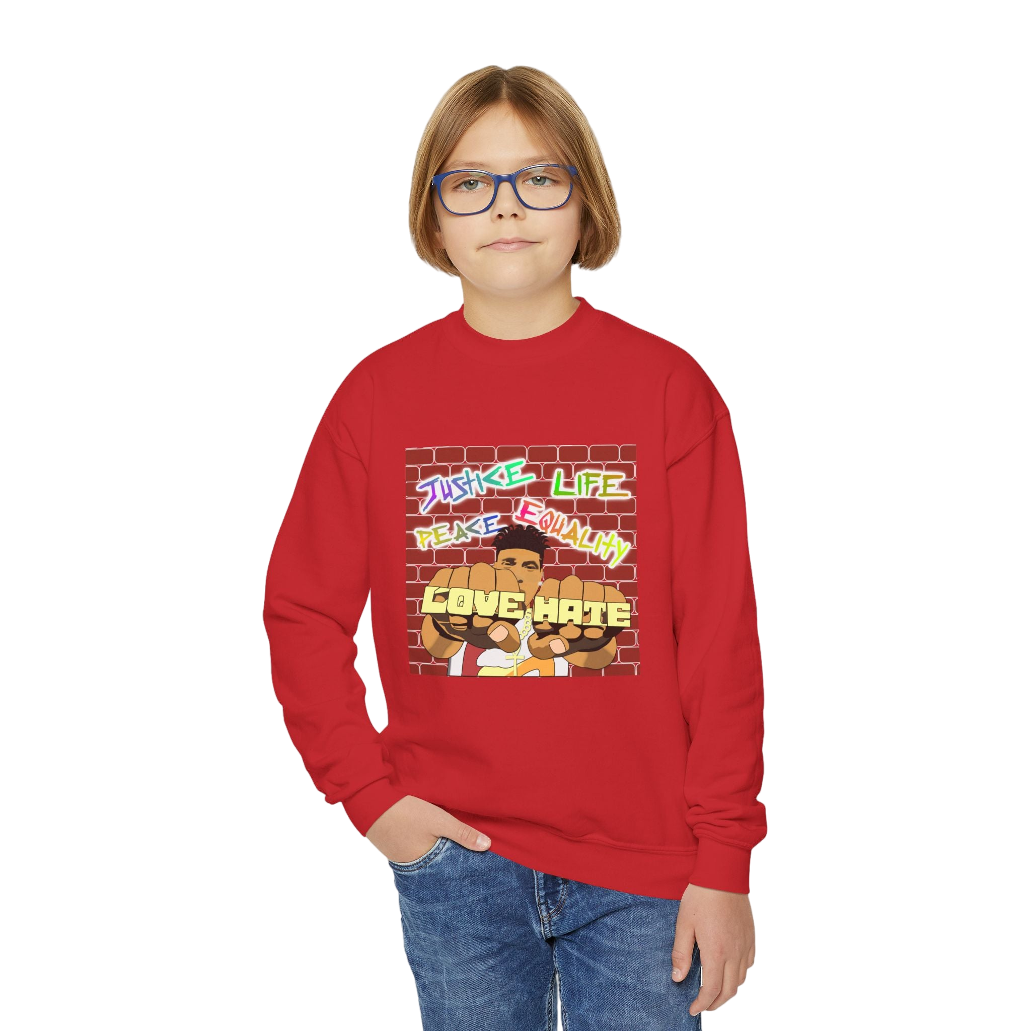 "Love The Hate" Youth Sweatshirt