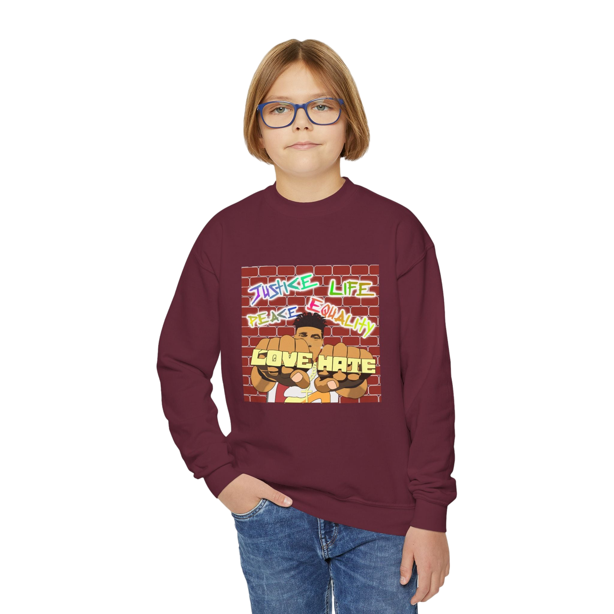 "Love The Hate" Youth Sweatshirt