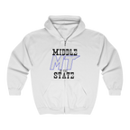Middle State Full Zip Hooded Sweatshirt