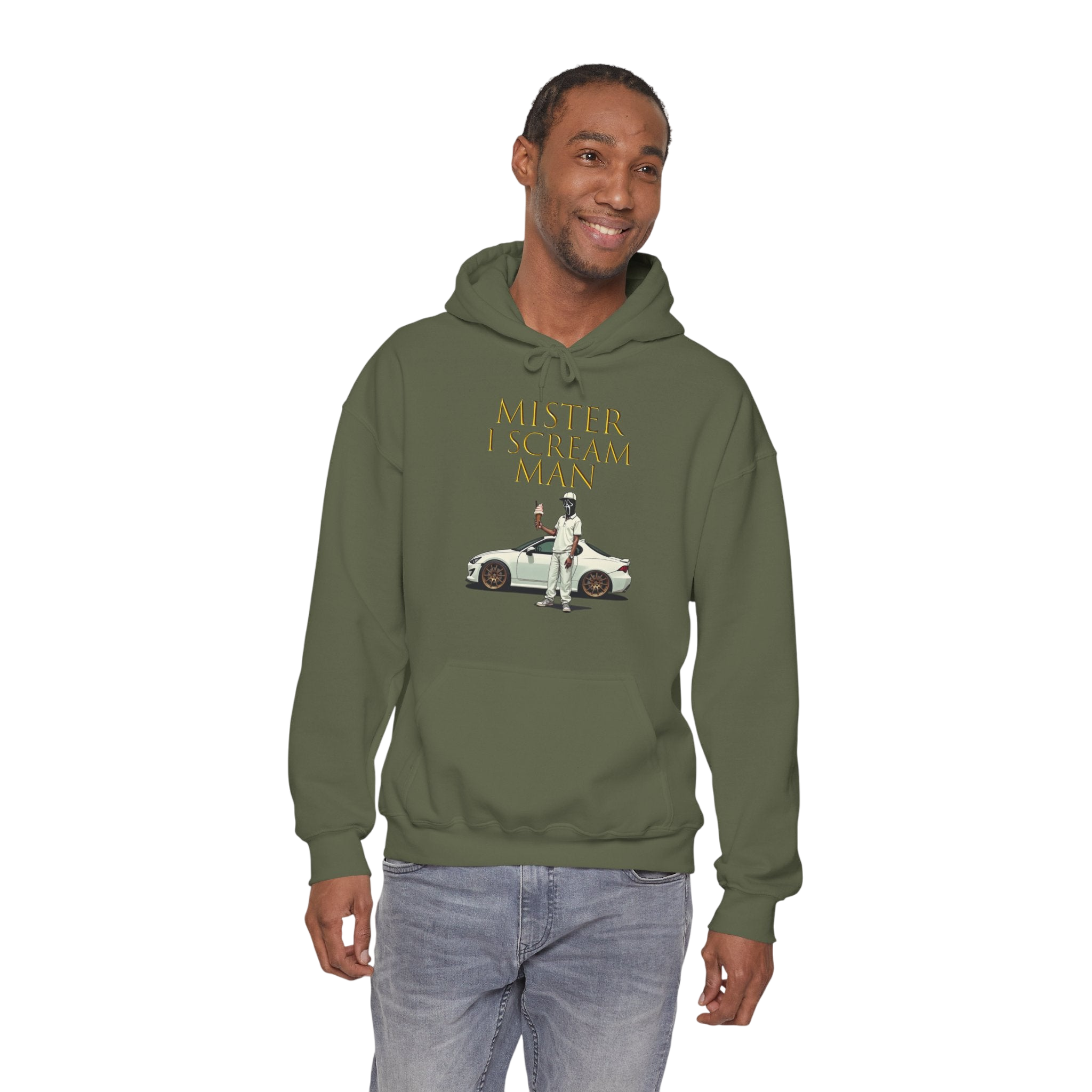 Mister I Scream Heavy Blend Hoodie-Unisex Apparel