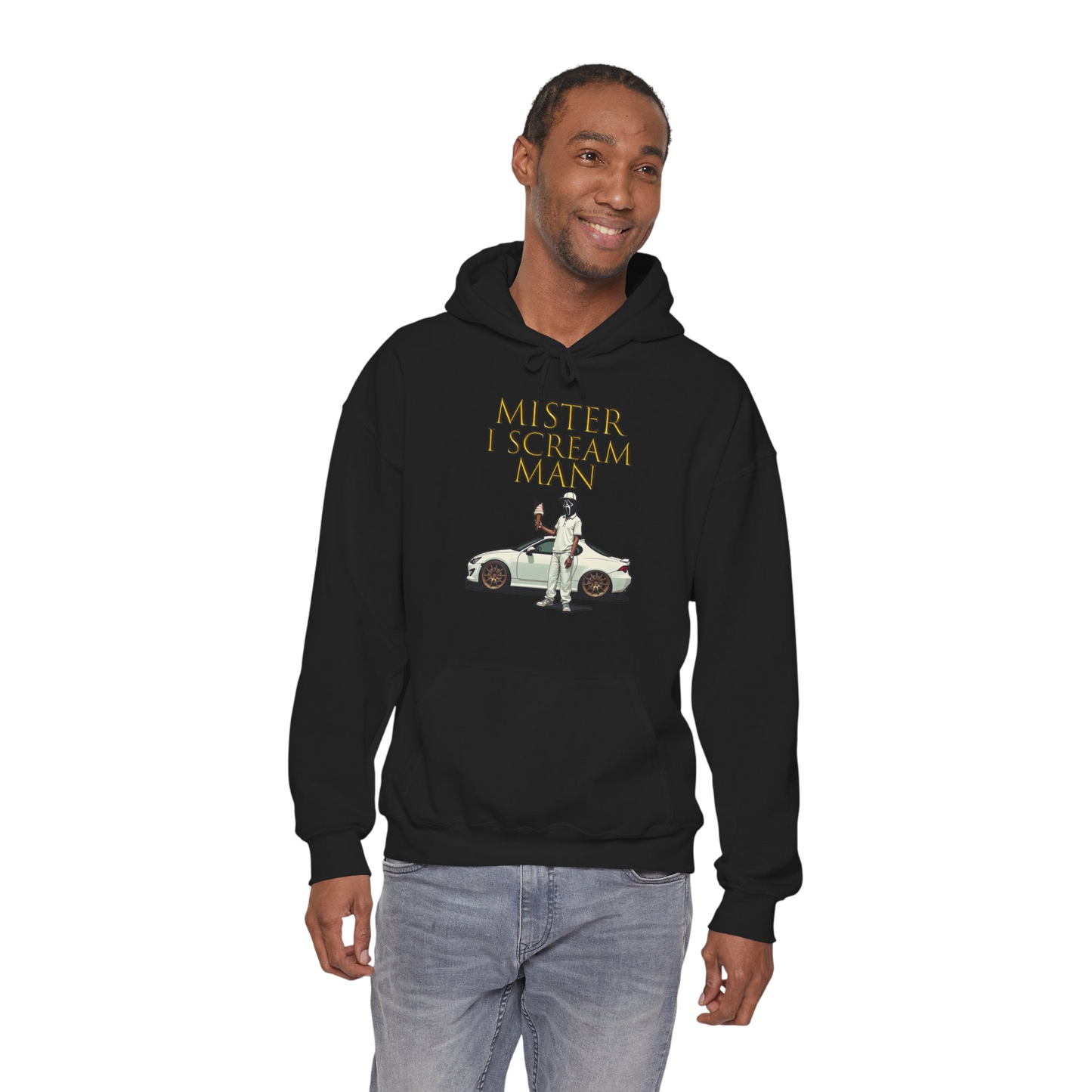 Mister I Scream Heavy Blend Hoodie-Unisex Apparel