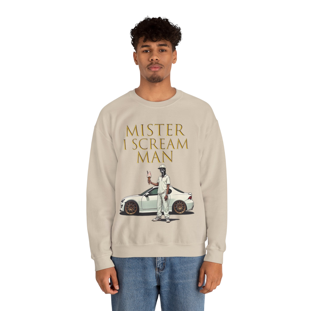 Mister I Scream Man Crewneck Sweatshirt-Unisex Apparel