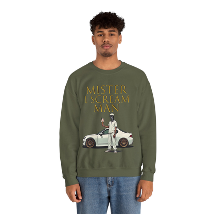 Mister I Scream Man Crewneck Sweatshirt-Unisex Apparel