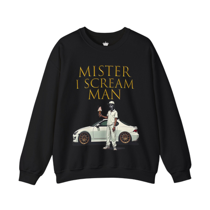 Mister I Scream Man Crewneck Sweatshirt-Unisex Apparel